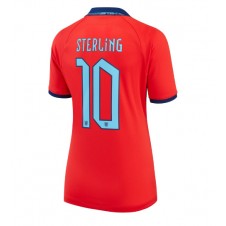 England Raheem Sterling #10 Bortedrakt Kvinner VM 2022 Kortermet
